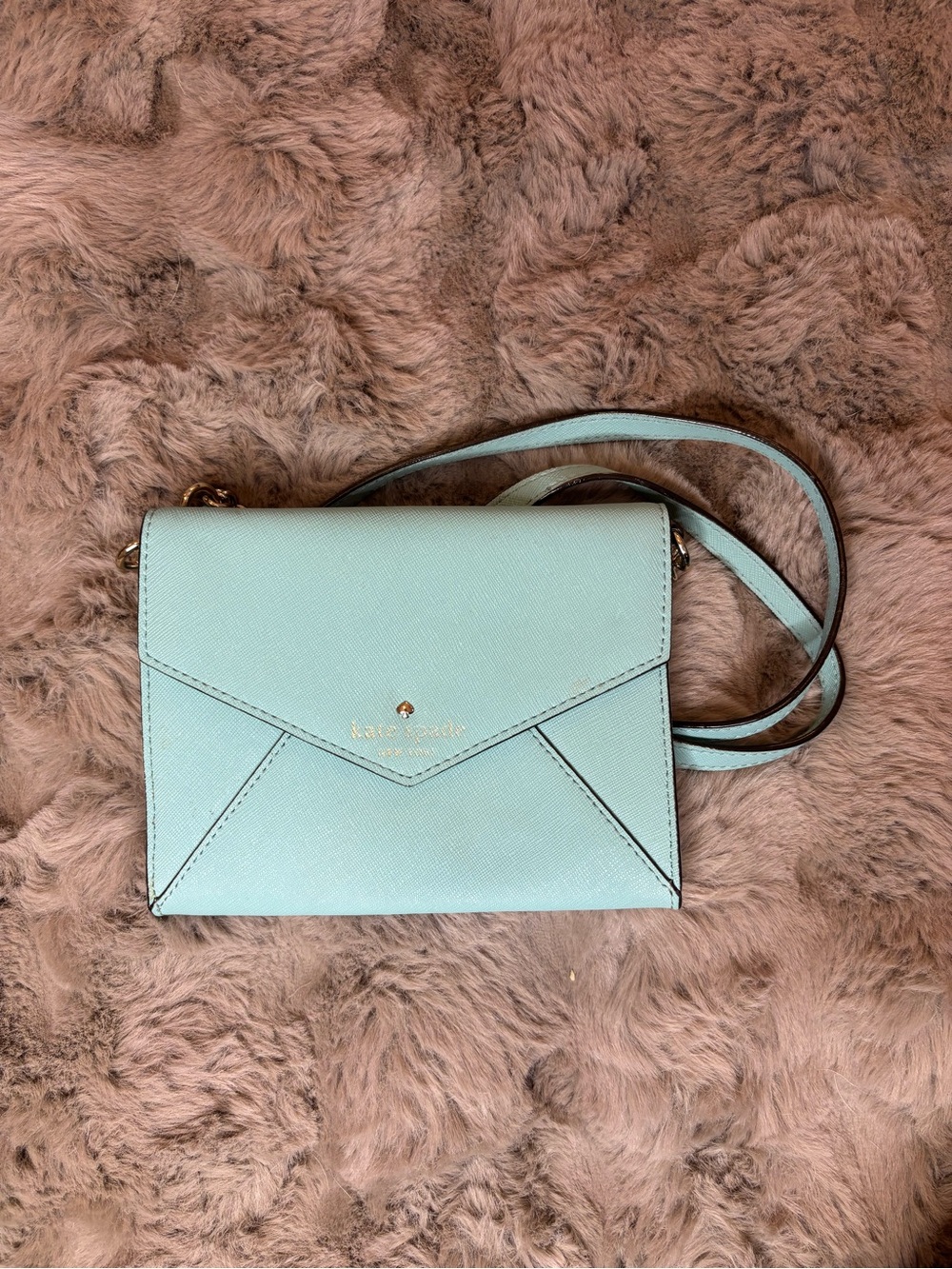 Kate Spade Envelope Crossbody in Mint Green